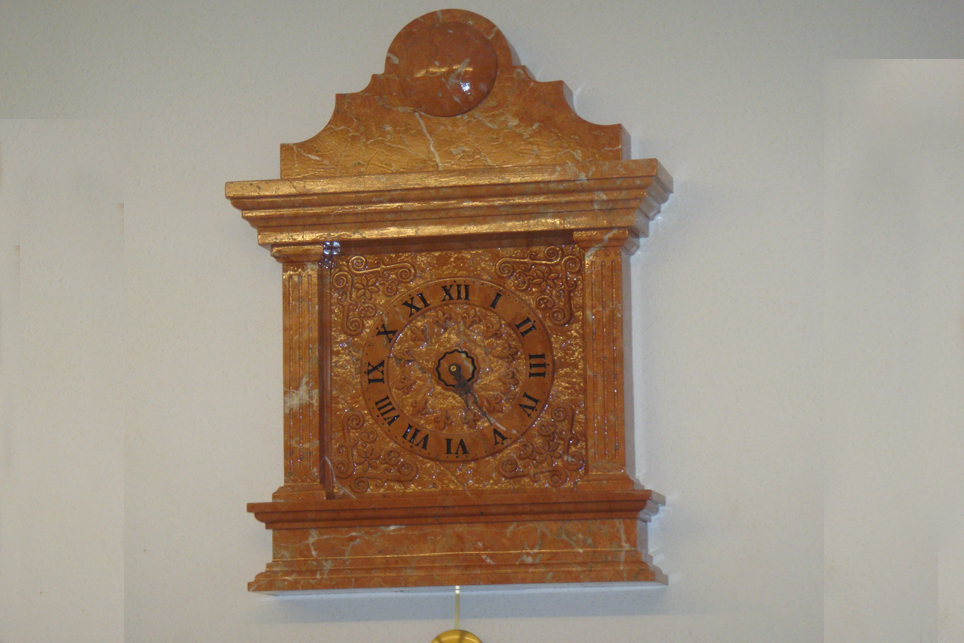 Reloj de Parez realizado en Marmol