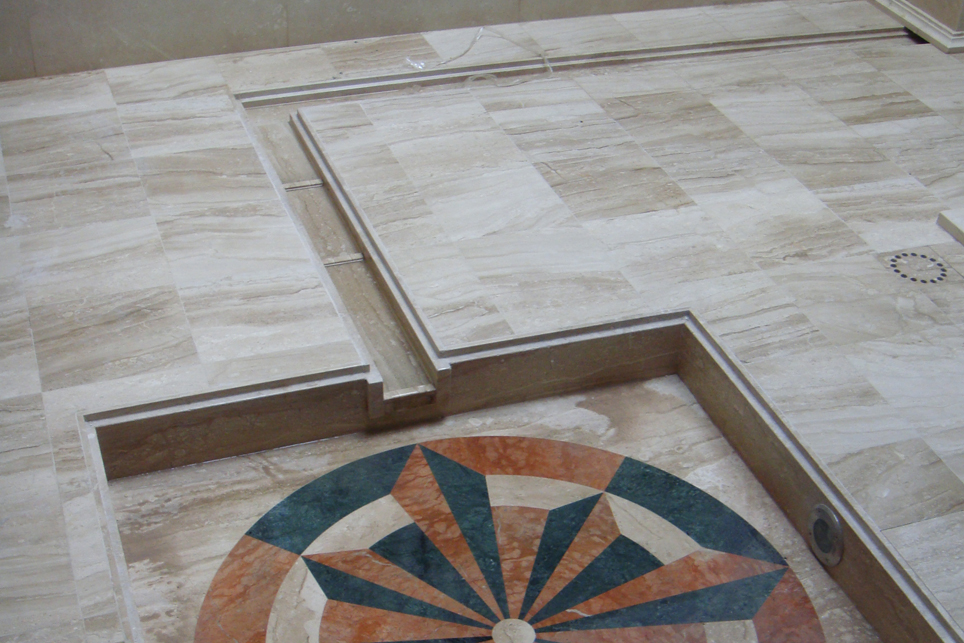 Mosaico Fuente Patio