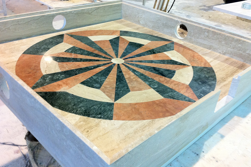 Mosaico Fuente Patio