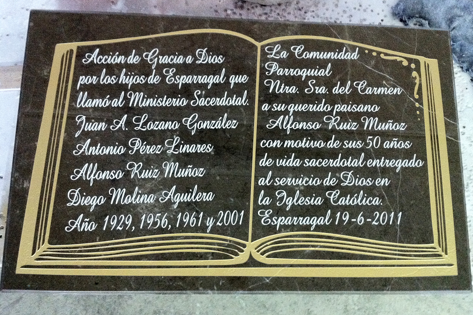 Placa Conmemorativa